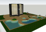 make any 3d site, model and landscape design in sketchup