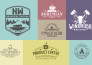 design vintage retro logo with free vector files
