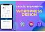 design redesign or revamp responsive wordpress website, blog with elementor