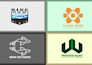 create professional versatile minimalist flat logo designs