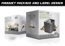 design brand packaging and label