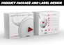 design brand packaging and label