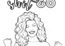 make digital hand drawn colouring pages