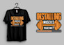 design a professional typography tshirt design
