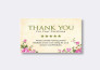 design amazon thank you card, product insert, package insert