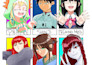do character illustration in webtoon or anime style