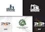 create a fitness, agriculture, construction logo