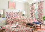 drape your design on curtains, bedsheet, roller blinds etc, mockup