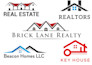 design attractive realtor and property logo