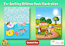 draw children book illustrations for amazon kdp