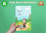 create awesome children book illustration for amazon kdp