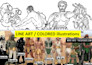 draw ancient gods,mythology or folklore characters