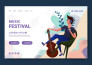 design 2d flat modern vector illustration for landing web page, app, animation