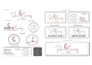 do beauty, fashion eyelash signature logo with branding kit