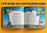 design interior pages and cover for your KDP coloring book