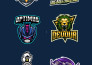 design esport logo overlay for gamers and twitch  streamers