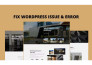 repair wordpress, fix bugs, errors and issues with pro support