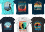 do vintage retro graphic t shirt design