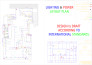 draw set of electrical drawings, schemes and floor plans using autocad