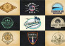 do unique and awesome retro vintage logo design