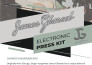 design professional artist, speaker, influencer one sheet, press kit, flyer