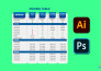 design psd and ai price list or price comparison chart
