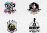 design a custom hand drawn retro vintage badge logo for your brands