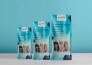 do attractive product and food packaging label mailer box pouch design