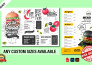 design modern restaurant menu, food menu, digital menu board