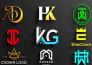make professional logo minimalist, round shape, abstract