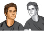 draw cartoon  vector portrait illustrations and minimalist flat face avatars