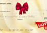 cheque banner for presentation charity fundraising wedding birthday celebartion