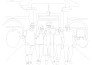 create one line art simple outline vector picture from photo