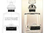 design water glass with 3d model and realastic view
