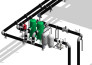 creat 3d mep from diagram schematic, isomatric drawing