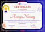 make certificates for completion, appreciation and achievements