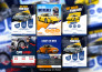 do eye catching car wash, servicing or auto detailing flyer