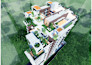 create roof top backyard garden firm house design realistic visualization