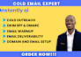 do cold email outreach email warmup on instantly ai