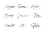 design a luxury handwritten, signature, calligraphy and text logo