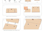 draw instruction manual, technical illustration, vector design, product line art