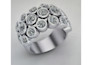 do 3d cad jewelry design of engagement rings and wedding bands for 3d printing