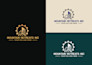 design exclusive real estate, property, construction, roofing, building logo