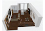 do 3d cut floor design with furniture