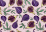 create a seamless custom patterns featuring plants geometric