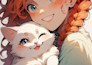 create anime character, anime fan art of your choice