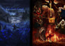 illustrate dark fantasy, game, oc, mythical creatures