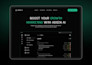 create a custom webflow animated landing page as an expert
