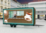 3d design and render food truck, container, van, stall, stand, booth, bus, kiosk