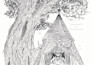 create black and white illustration